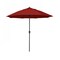 California Umbrella 9' Bronze Aluminum Market Patio Umbrella, Sunbrella Jockey Red 194061336953 - alternate 1